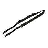 Tactical 1 Point Or 2 Point Bungee Sling - Black - By OTG