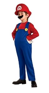 Super Mario Brothers, Deluxe Mario Costume, Small
