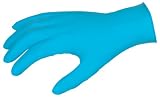 MCR Safety C6020L Nitrishield Disposable Nitrile Glove, 4 Mil., Powered, 100 Box, Large