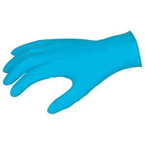 MCR Safety C6020L Nitrishield Disposable Nitrile Glove, 4 Mil., Powered, 100 Box, Large