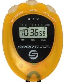 Stopwatch Econosport Timer, Yellow