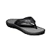 Oakley Men's Supercoil 3 Flip Flop,Black/Grey,7 M