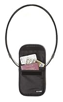PouchSafe Black Secure Neck Pouch - 2001