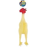 Ruffin' It Rubber Chicken Pet Toy, Large