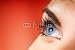 Wallmonkeys Peel and Stick Wall Decals - Blue Eye on Red Background (shallow Dof) - Removable Graphic