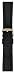 Hadley-Roma Men's 18-mm Black Kevlar With Leather Backing Watch Strap #MSM841RA-180