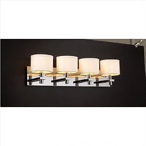 Concerto Vanity Light in Polished Chrome by PLC Lighting