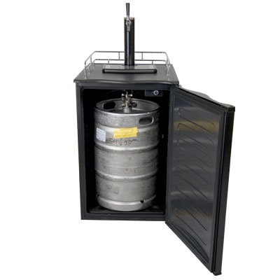 Keggermeister KM2800SS Kegerator Full-Size Single-Tap Beer Refrigerator and Dispenser, Stainless Steel