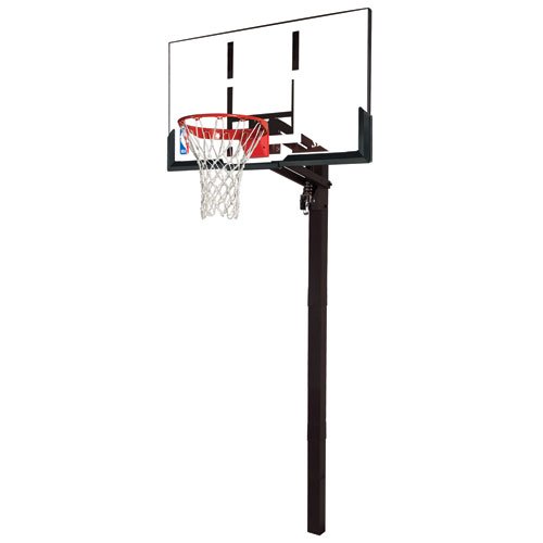 Spalding 54-Inch In-Ground Basketball System with Acrylic Backboard