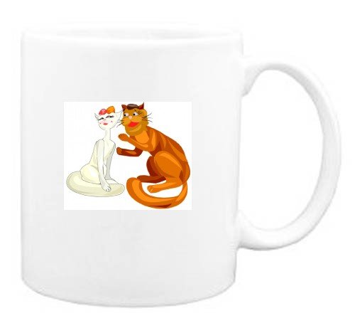 Mug with body, individuals, individual, couple, humans, person, human, persons, romance, people, cats