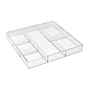 Whitmor 6789-3065 6-Section Clear Drawer Organizer
