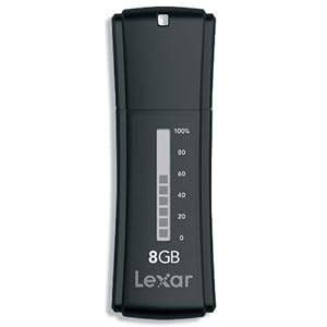 Lexar LJDSEP8GBASBNA JumpDrive Secure II Plus 8 GB USB 2.0 Flash Drive