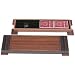 3 Track Teak/Blackwood with Cards & Storage