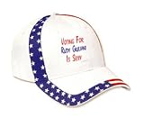 VOTING FOR RUDY GIULIANI IS SEXY Adult USA Flag Hat / Cap