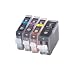 CLI-8 and PGI-5 WITH CHIP - 4 pack (CLI-8 CYM and PGI-5 Black) Canon Compatible Ink Cartridges for Canon Pixma MP520, MX700, IX4000, IX5000, IP3500 - CLI8/PGI5 (Contains: any comnination of CLI-8C, CLI-8Y, CLI-8M, PGI-5BK) - Latest Chip Installed, Ready For Use, No Fuss!