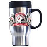 Nebraska Cornhuskers Stainless Steel 18 oz Travel Beverage Mug - NCAA College Athletics Fan Shop Sports Team Merchandise
