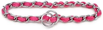 Petmate by Aspen Pet Extra Heavy Pink Mighty Link Comfort Chain, 4 MM X 24INCH