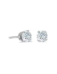 Birthstone Company 14k White Gold 0.40 Ct Diamond Stud Earrings