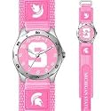 NCAA Kids' Michigan State University Future Star Series Pink Watch #CF1-MSU