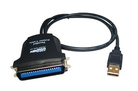 USB to Parallel Adapter Cable - Premium Quality / IEEE1284 / Centronics / Plug & Play / Bi-Directional