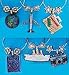 Bon Voyage Painted Wine Glass Charms from That Wine is Mine! - 1404P