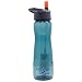 Aqua Vessel Tritan Water Filtration Bottle with Straw Top and 100 Gallon Filter - 25 oz - Boulder Blue