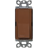 Lutron SC-1PS-SI Diva 15-Amp, 120-Volt to 277-Volt Single-pole Switch in Sienna