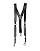 M & F Western Men's Nocona Embossed Basketweave Star Concho Suspenders