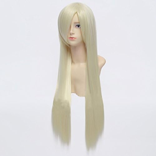 DAYISS Chobits Chii Long Straight Blonde Heat Resistance Cosplay Anime Wig