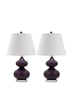 Safavieh Set Lámpara De Mesa 2 Uds. Eli