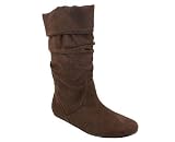 SUEDE CUFF SLOUCHY BOOT