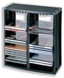 Compucessory CD Storage Tower for 52 Disks W290xD133xH356mm Black Ref CCS55317