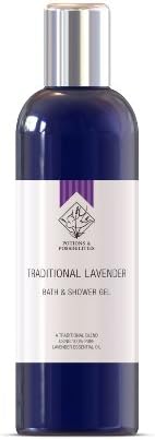 Traditional Lavender Luxury Bath & Shower Gel - Contains Pure Essential Oils (200ml)
