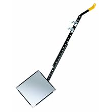 See All SUC-PLX1212F Round Acrylic Flat Handheld Inspection Security Mirror, 12" Length x 12" Width