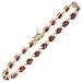 Oval Garnet Tennis Bracelet