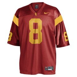 Nike USC Trojans #8 Cardinal Replica Football Jersey (X-Large)