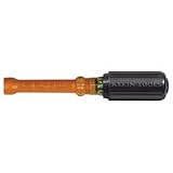 Klein Tools 630-3/8-INS 3/8-Inch Insulated Cushion-Grip, Hollow-Shaft Nut Driver by Klein Tools