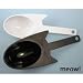 Cat Food Scooper - 1/2 Cup-Assorted Black or White (Black or White Assorted) (13 L x 4.5 W x 2 D)