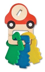 Melissa & Doug Clacking Key Ring