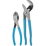Channellock 9 1/2in. Tongue and Groove and 7in. Lap Joint Diagonal Pliers 2 Pc. Set, Model# GS 2D 31khXApwJ9L. SL160 Channellock 9 1/2in. Tongue and Groove and 7in. Lap Joint Diagonal Pliers 2 Pc. Set, Model# GS 2D