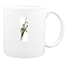 Mug with feather, flare, parakeet, bird