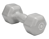 Body Solid Tools BSTVD15 15-Pound Vinyl Dumbbell (Gray)