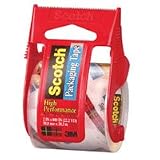 3M Scotch Packaging Tape in Sure Start Dispenser, Clear Size:142, 2 in x 800 in - 6 Rolls