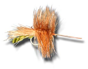 Fluttering Stone - Olive Fishing Fly