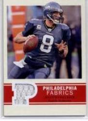 2009 Upper Deck Philadelphia Fabric #PFMH Matt Hasselbeck - Seattle Seahawks (Piece of Authentic Jersey)(Football Cards)