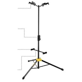 Hercules - AGC Dual Guitar Stands (Holds two guitars) GS422B