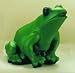 Figur Frosch 18 cm mit Bewegungsmelder