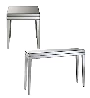 Mirror Console & Side Table Set