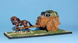 28mm Historicals: Wagons Ho! Cart With Sides with Wooden Wheels