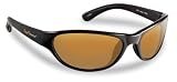 Flying Fisherman Key Largo Polarized Sunglasses (Matte Black Frame, Amber Lenses)